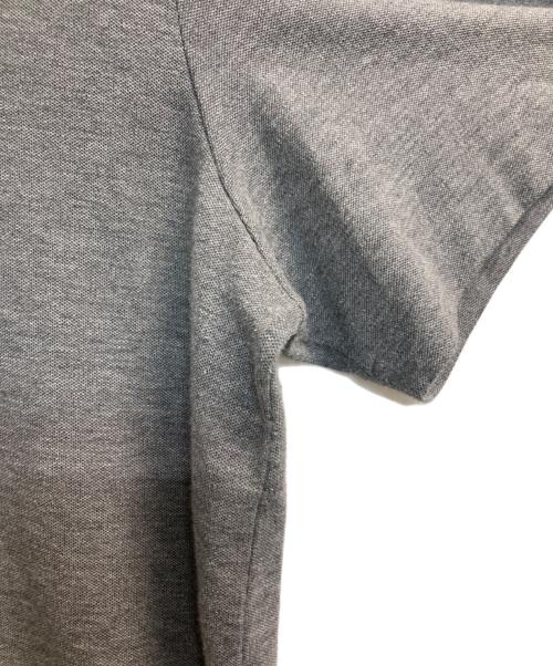 LACOSTE（ラコステ）LACOSTE (ラコステ) ウルトラライトピケロゴネックTシャツ グレー サイズ:US Mの古着・服飾アイテム
