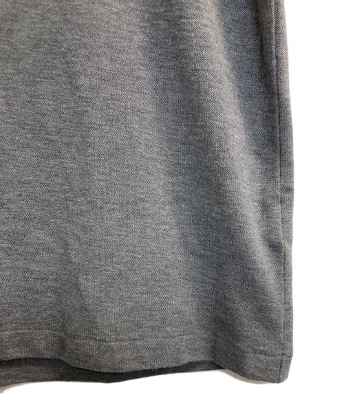 LACOSTE（ラコステ）LACOSTE (ラコステ) ウルトラライトピケロゴネックTシャツ グレー サイズ:US Mの古着・服飾アイテム