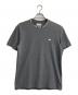 LACOSTE（ラコステ）の古着「ウルトラライトピケロゴネックTシャツ」｜グレー