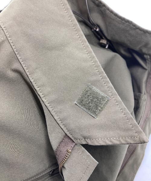 BEAMS PLUS（ビームスプラス）BEAMS PLUS (ビームスプラス) ポリエルテル シャンブレー ミリタリー ジップブルゾン オリーブ サイズ:Lの古着・服飾アイテム