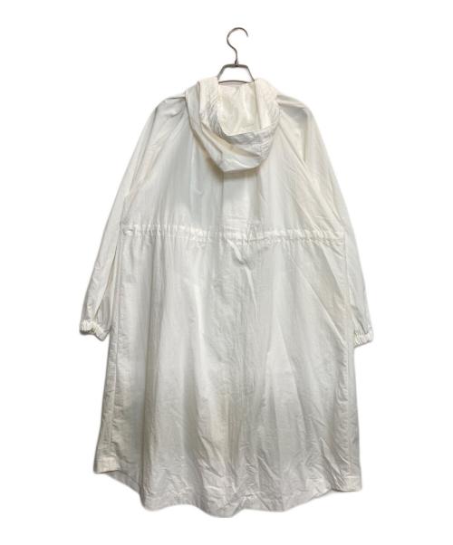 NOLLEY'S（ノーリーズ）NOLLEY'S (ノーリーズ) ウォッシャブルナイロンタスランコート ホワイト サイズ:38の古着・服飾アイテム