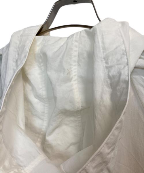 NOLLEY'S（ノーリーズ）NOLLEY'S (ノーリーズ) ウォッシャブルナイロンタスランコート ホワイト サイズ:38の古着・服飾アイテム