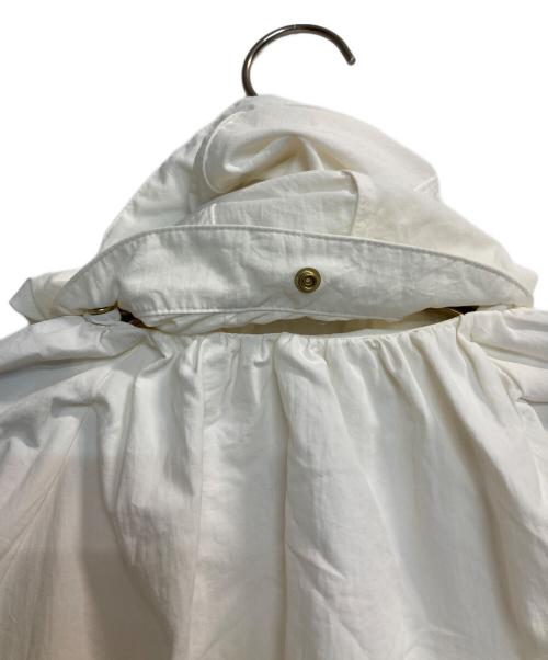 NOLLEY'S（ノーリーズ）NOLLEY'S (ノーリーズ) ウォッシャブルナイロンタスランコート ホワイト サイズ:38の古着・服飾アイテム
