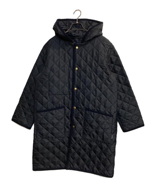 Traditional Weatherwear（トラディショナルウェザーウェア）Traditional Weatherwear (トラディショナルウェザーウェア) RELUME EARBY W/D.HOOD / 別注2wayキルティングコート ブラック サイズ:34の古着・服飾アイテム