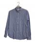 BEAUTY&YOUTH（ビューティーアンドユース）の古着「クイック ストレッチ ストライプ レギュラー シャツ」｜ブルー×ホワイト