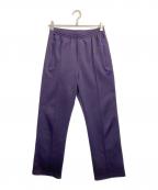 Needlesニードルズ）の古着「Track Pant Poly Jacquard Diamond / トラックパンツ　ジャガードダイアモンド」｜パープル