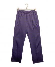 Needles（ニードルズ）の古着「Track Pant Poly Jacquard Diamond / トラックパンツ　ジャガードダイアモンド」｜パープル