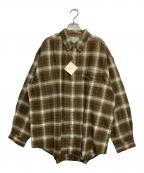 Columbiaコロンビア）の古着「チェックネルシャツ」｜ブラウン×アイボリー