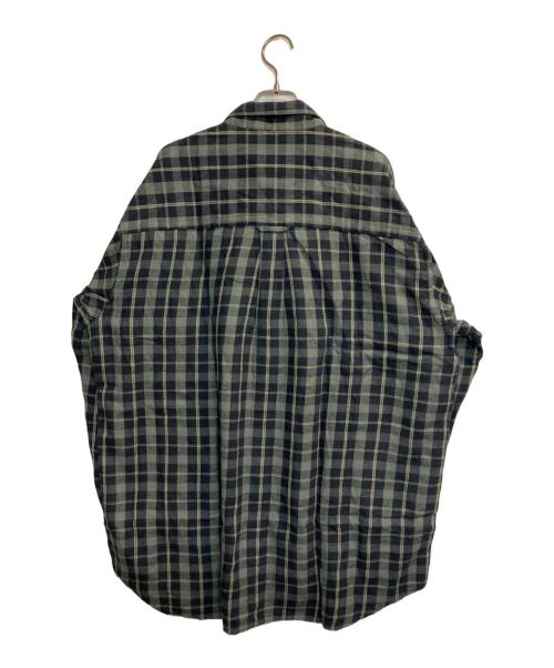 Columbia（コロンビア）Columbia (コロンビア) チェックネルシャツ ネイビー×グレー サイズ:XXLの古着・服飾アイテム