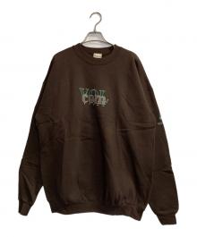 VOLCOM（ボルコム）の古着「初期タグクルーネックロゴスウェット」｜ブラウン