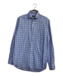 POLO RALPH LAUREN（ポロ・ラルフローレン）の古着「チェックシャツ」｜ブルー×ホワイト
