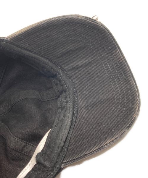 DIESEL（ディーゼル）DIESEL (ディーゼル) C-OLTON-BLACK-D / ダメージ加工キャップ ブラックの古着・服飾アイテム