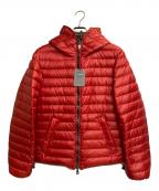 DUVETICAデュベティカ）の古着「リバーシブルダウンジャケット」｜ブラウン×レッド