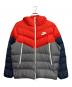 NIKE（ナイキ）の古着「Down D Hooded Jacket」｜グレー×レッド