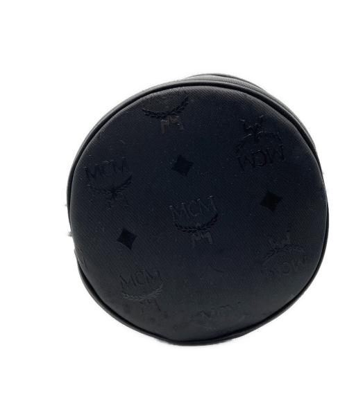 MCM（エムシーエム）MCM (エムシーエム) ヴィセトス柄巾着バッグ ブラックの古着・服飾アイテム