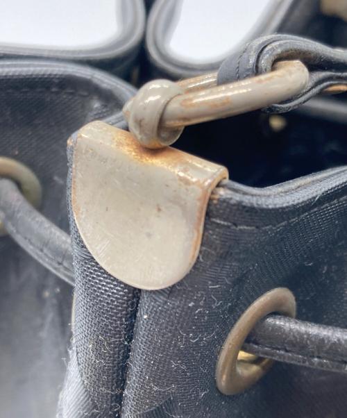 MCM（エムシーエム）MCM (エムシーエム) ヴィセトス柄巾着バッグ ブラックの古着・服飾アイテム