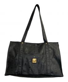 MCM（エムシーエム）の古着「ヴィセトス柄トートバッグ」｜ブラック