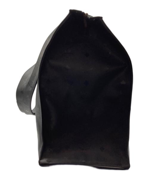 MCM（エムシーエム）MCM (エムシーエム) ヴィセトス柄トートバッグ ブラックの古着・服飾アイテム