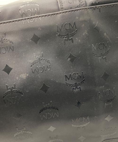 MCM（エムシーエム）MCM (エムシーエム) ヴィセトス柄トートバッグ ブラックの古着・服飾アイテム