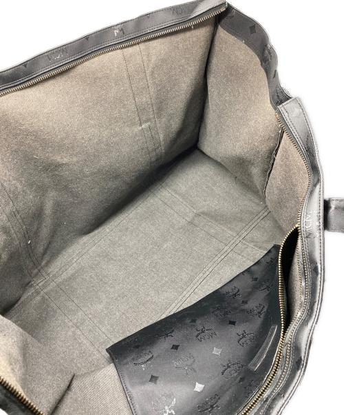 MCM（エムシーエム）MCM (エムシーエム) ヴィセトス柄トートバッグ ブラックの古着・服飾アイテム