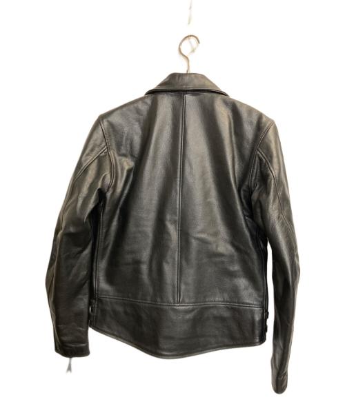 FREEDOM（フリーダム）freedom (フリーダム) バッファローレザーダブルライダースジャケット ブラック サイズ:40の古着・服飾アイテム