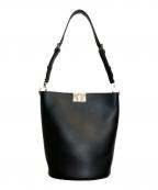 FURLAフルラ）の古着「FLEUR / フルールバケットショルダーバッグ」｜ブラック