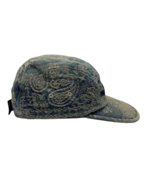 SUPREME（シュプリーム）SUPREME (シュプリーム) 25SS Bandana Jacquard Denim Camp Cap インディゴの古着・服飾アイテム