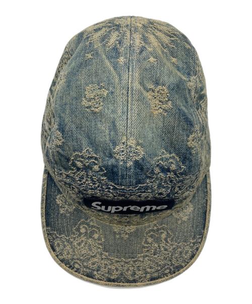 SUPREME（シュプリーム）SUPREME (シュプリーム) 25SS Bandana Jacquard Denim Camp Cap インディゴの古着・服飾アイテム