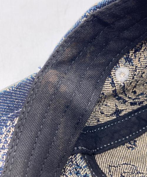 SUPREME（シュプリーム）SUPREME (シュプリーム) 25SS Bandana Jacquard Denim Camp Cap インディゴの古着・服飾アイテム