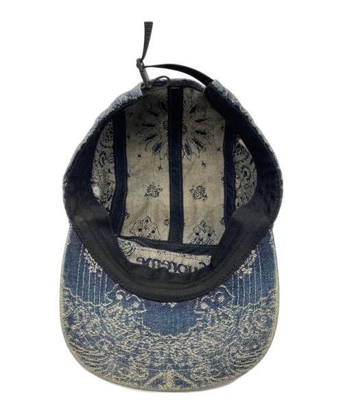 SUPREME（シュプリーム）SUPREME (シュプリーム) 25SS Bandana Jacquard Denim Camp Cap インディゴの古着・服飾アイテム
