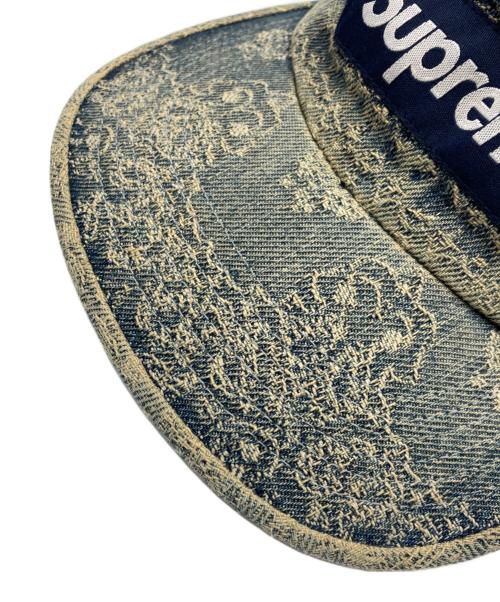 SUPREME（シュプリーム）SUPREME (シュプリーム) 25SS Bandana Jacquard Denim Camp Cap インディゴの古着・服飾アイテム