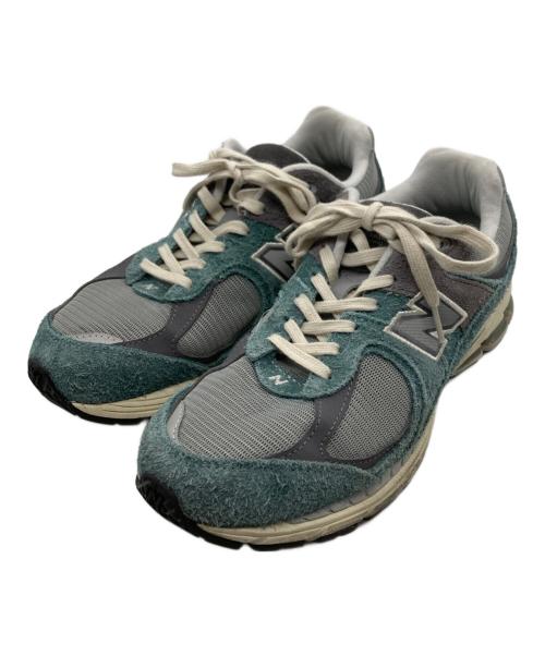 NEW BALANCE（ニューバランス）NEW BALANCE (ニューバランス) M2002REM GREEN グレー×グリーン サイズ:26.5の古着・服飾アイテム