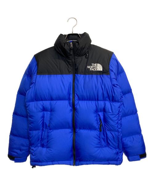THE NORTH FACE（ザ ノース フェイス）THE NORTH FACE (ザ ノース フェイス) Nuptse Jacket / ヌプシダウンジャケット ブラック×ブルー サイズ:Sの古着・服飾アイテム