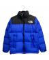 THE NORTH FACE（ザ ノース フェイス）の古着「Nuptse Jacket / ヌプシダウンジャケット」｜ブラック×ブルー