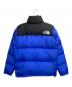 THE NORTH FACE (ザ ノース フェイス) Nuptse Jacket / ヌプシダウンジャケット ブラック×ブルー サイズ:S：13000円