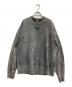 DIESEL（ディーゼル）の古着「S-MACS-G1/メタルDロゴオーバーダイスウェット」｜グレー