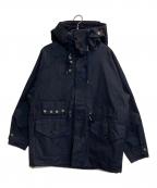 AUBERGEオーベルジュ）の古着「DEVON / デボンミリタリースモックパーカー ベンタイルクロス ジャケット」｜ネイビー