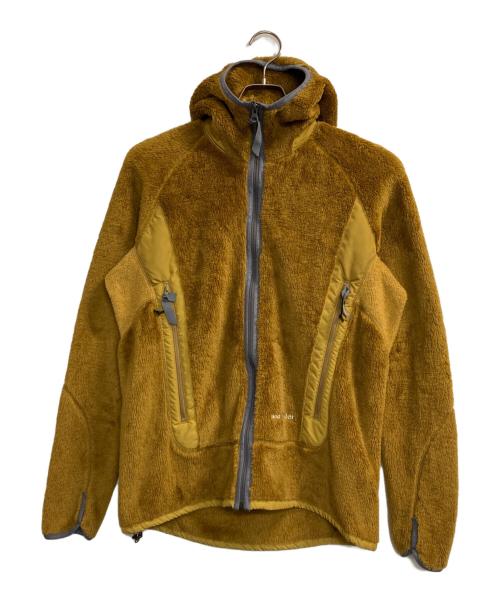 and wander（アンドワンダー）and wander (アンドワンダー) high loft fleece hoodie / ハイロフトフリースフーディー オリーブ サイズ:3の古着・服飾アイテム