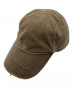 BALENCIAGAバレンシアガ）の古着「キャップ」｜ブラウン