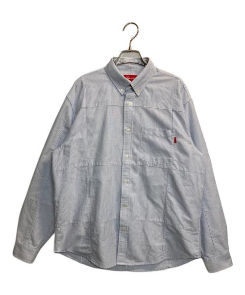 SUPREME（シュプリーム）SUPREME (シュプリーム) 20AW Patchwork Oxford Shirt / パッチワークオックスフォードシャツ ブルー サイズ:Mの古着・服飾アイテム