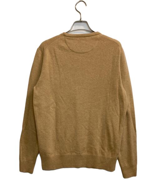 POLO RALPH LAUREN（ポロ・ラルフローレン）POLO RALPH LAUREN (ポロ・ラルフローレン) ポニー刺繍ウールニット ベージュ サイズ:Sの古着・服飾アイテム