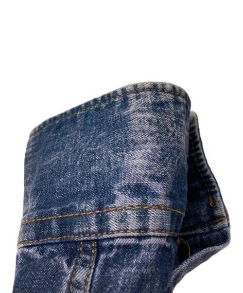 GALLIANO（ガリアーノ）GALLIANO (ガリアーノ) スナップボタンデニムシャツ インディゴ サイズ:34の古着・服飾アイテム
