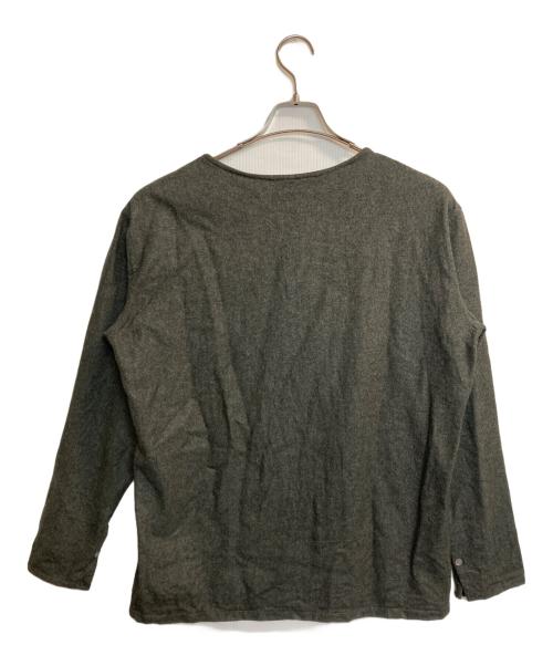 LEMAIRE（ルメール）LEMAIRE (ルメール) ボートネックウールカットソー グリーン サイズ:44の古着・服飾アイテム