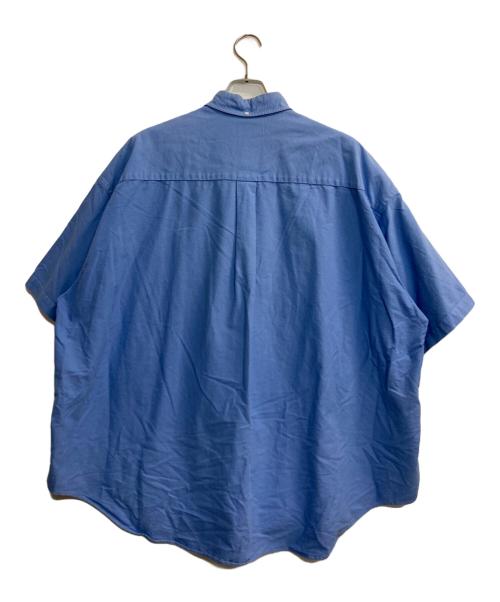 Graphpaper（グラフペーパー）Graphpaper (グラフペーパー) Oxford Oversized S/S B.DShirt ブルー サイズ:Ｆの古着・服飾アイテム