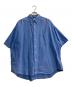 Graphpaper（グラフペーパー）の古着「Oxford Oversized S/S B.DShirt」｜ブルー