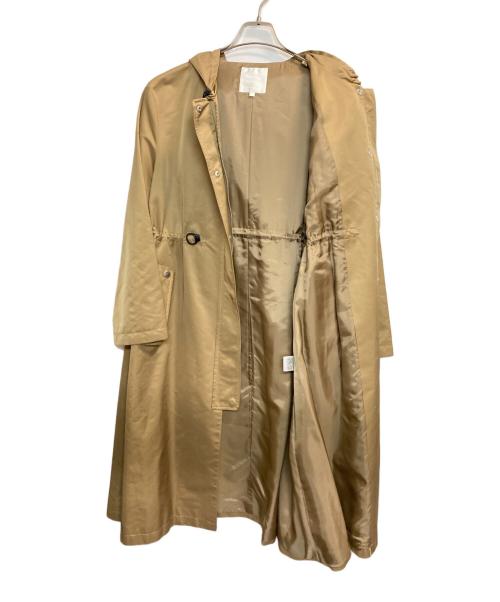 Drawing Numbers（ドローイングナンバーズ）Drawing Numbers (ドローイングナンバーズ) ポリエステルコットンツイルモッズフーデッドコート ベージュ サイズ:38の古着・服飾アイテム