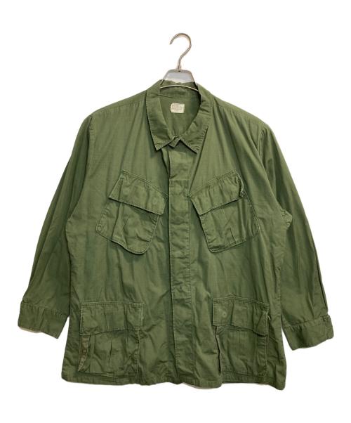 allen overall（アレン オーバーオール）allen overall (アレン オーバーオール) OG-107ジャングルファティーグジャケット グリーン サイズ:LARGE SHORTの古着・服飾アイテム