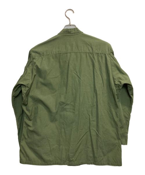 allen overall（アレン オーバーオール）allen overall (アレン オーバーオール) OG-107ジャングルファティーグジャケット グリーン サイズ:LARGE SHORTの古着・服飾アイテム