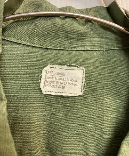 allen overall（アレン オーバーオール）allen overall (アレン オーバーオール) OG-107ジャングルファティーグジャケット グリーン サイズ:LARGE SHORTの古着・服飾アイテム