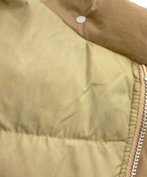 Schott（ショット）Schott (ショット) フード付ダウンジャケット ベージュ サイズ:Lの古着・服飾アイテム